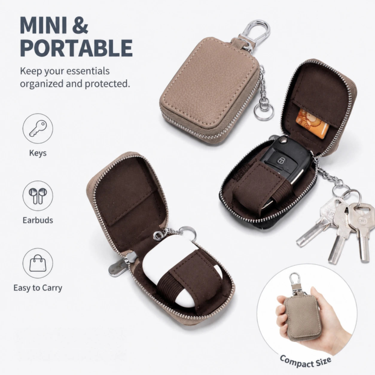 Custom Pet Portrait Earphone bag