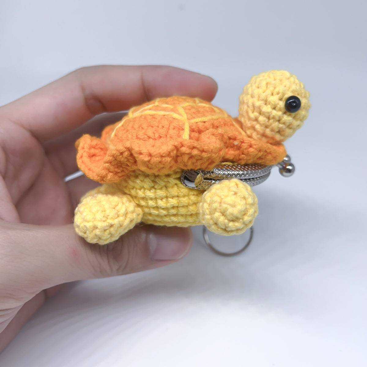 Crochet Turtle Coin Purse
