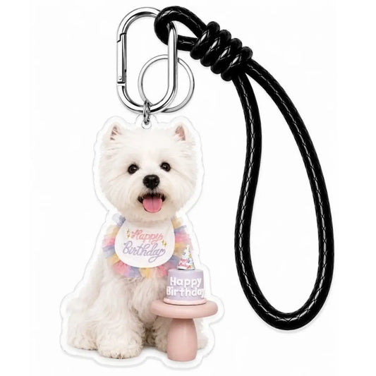 Custom Pet Portrait Acrylic Keychains and Standees