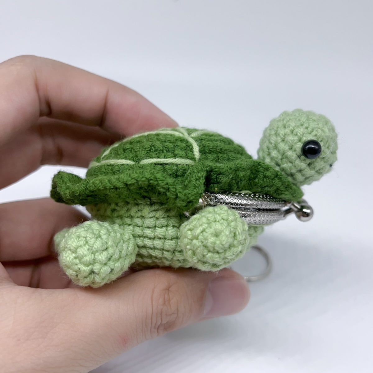 Crochet Turtle Coin Purse