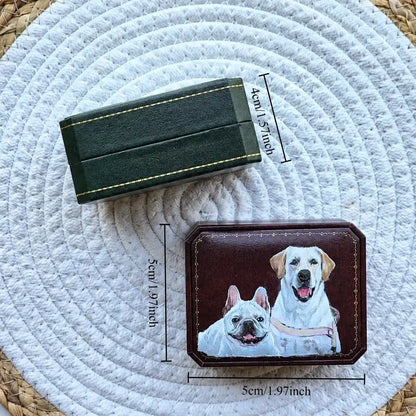 Custom Pet Portrait Ring Box
