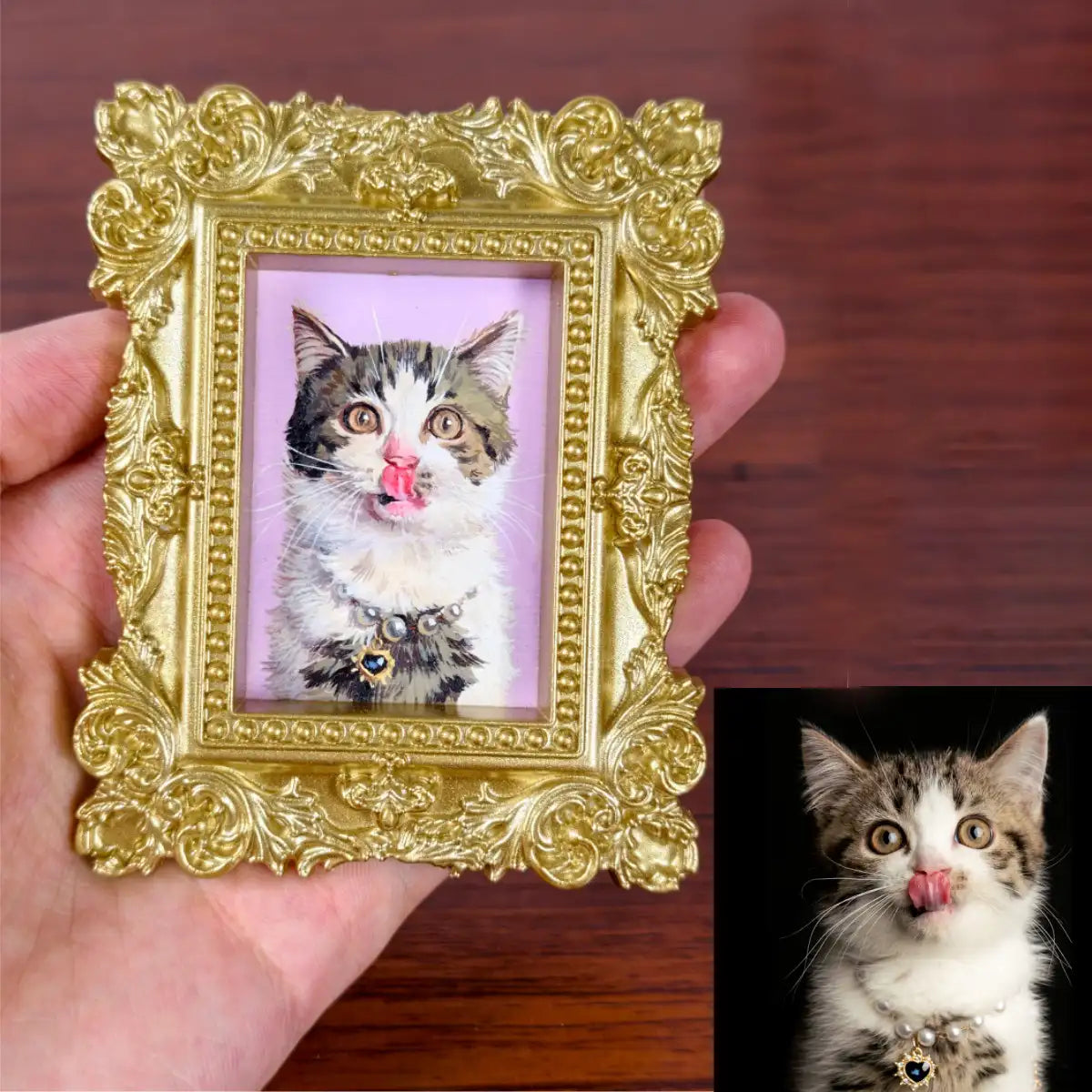 Custom pet portrait gifts hero image