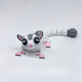 Articulated 3D Printed Sugar Glider Figurine - Poseable Limbs & Tail, Cute Pocket Pet Decor, Unique Birthday & Holiday Gift for Animal Lovers, friends & Collectors (Adorable Miniature Wildlife Art)